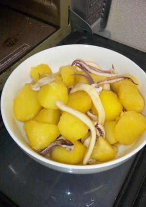 イカとじゃがいもの煮物-レシピのメイン写真