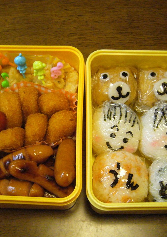 おいなりさんでクマさん！運動会弁当♪-レシピのメイン写真