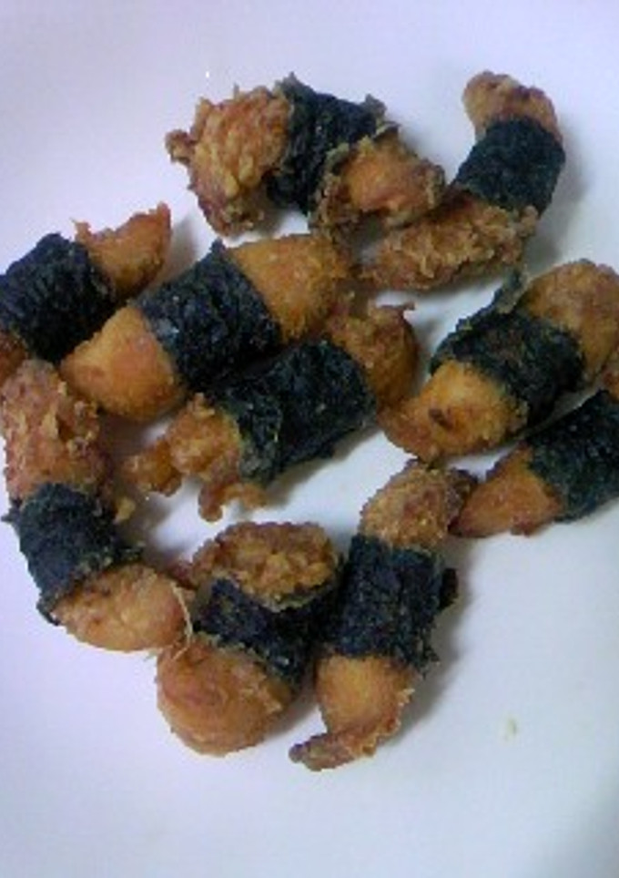 ササミの磯辺揚げ(海苔巻き揚げ)-レシピのメイン写真