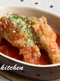 鶏手羽元*トマトジュース煮込み♪-レシピのメイン写真