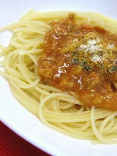 チーズがとろ~りミートソースパスタ-レシピのメイン写真