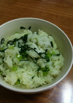 簡単♪節約？カレーなどに♪小松菜ごはん-レシピのメイン写真