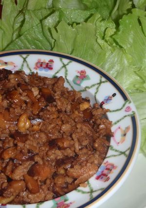 子供大好き✿ひき肉炒めのレタス巻き✿-レシピのメイン写真