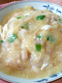 ホタテと玉子のあんかけ炒飯風-レシピのメイン写真