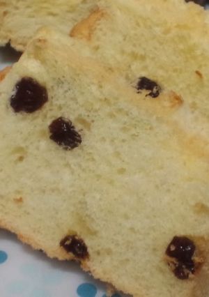 ラムレーズンシフォン-レシピのメイン写真