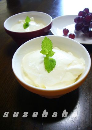 簡単！後味さっぱり☆ヨーグルトババロア♪-レシピのメイン写真