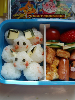 ピカチュウ&ピチューおにぎり弁当-レシピのメイン写真