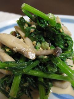 10分で作ろう!春菊の和え物!-レシピのメイン写真