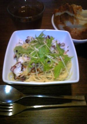 タコとアンチョビのオイルパスタ-レシピのメイン写真