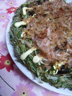具は水菜だけですが何か??お好み焼き風⑪-レシピのメイン写真