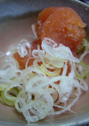 ご飯大好き！忙しい朝ごはんに　たらこネギ-レシピのメイン写真