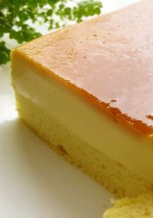とっても簡単　プリンケーキ♪-レシピのメイン写真