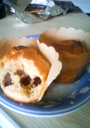 簡単なのにうまうま！バナナチョコマフィン-レシピのメイン写真