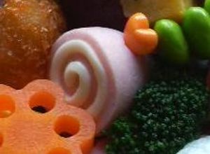 キャラ弁おかず　チーズと魚肉のクルクル-レシピのメイン写真