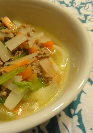 犬ごはん「野菜のあんかけうどん」-レシピのメイン写真