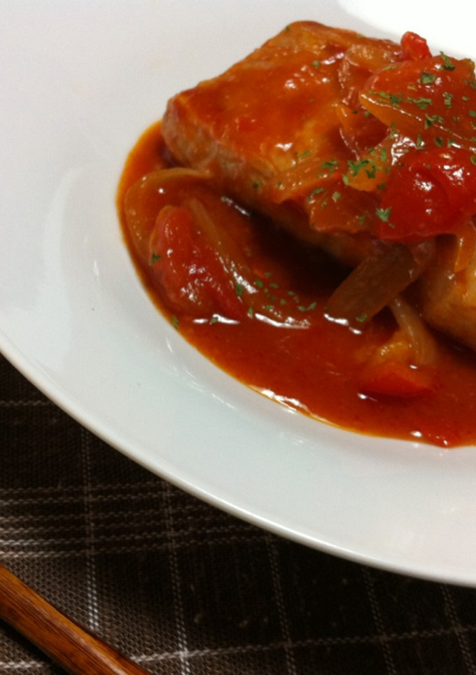 ❀我が家の定番♡鶏肉のトマト煮❀-レシピのメイン写真