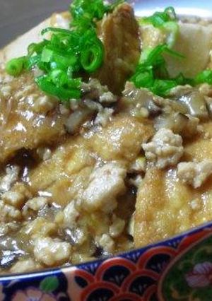 厚揚げと鶏ひき肉のそぼろ煮-レシピのメイン写真