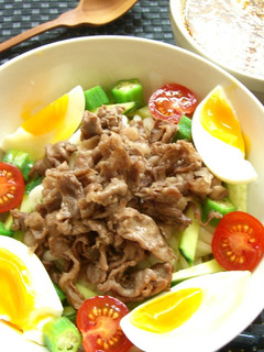 冷ぶっかけ♪サラダうどん-レシピのメイン写真