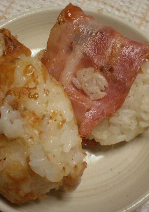 裸の大将もびっくり!?ベーコンおにぎり♥-レシピのメイン写真