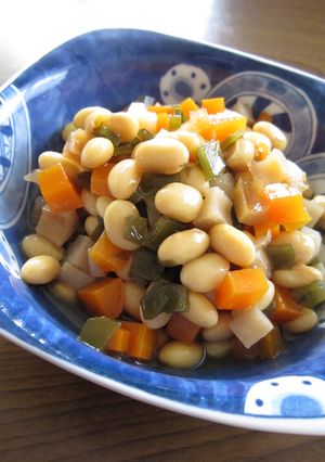 圧力鍋と大豆の水煮で♪簡単！やわらか煮豆-レシピのメイン写真