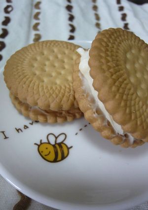 ピーナッツクリームチーズさんど☆-レシピのメイン写真