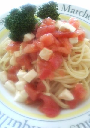 トマトの冷製パスタ❤ズボラ流-レシピのメイン写真