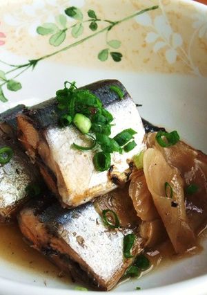 新生姜の甘酢漬けで♪サンマのさっぱり煮-レシピのメイン写真