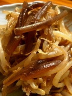 ふきともやしの煮付け-レシピのメイン写真