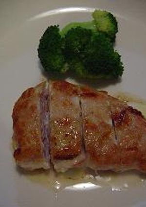 鶏胸肉のはさみチーズ焼き-レシピのメイン写真