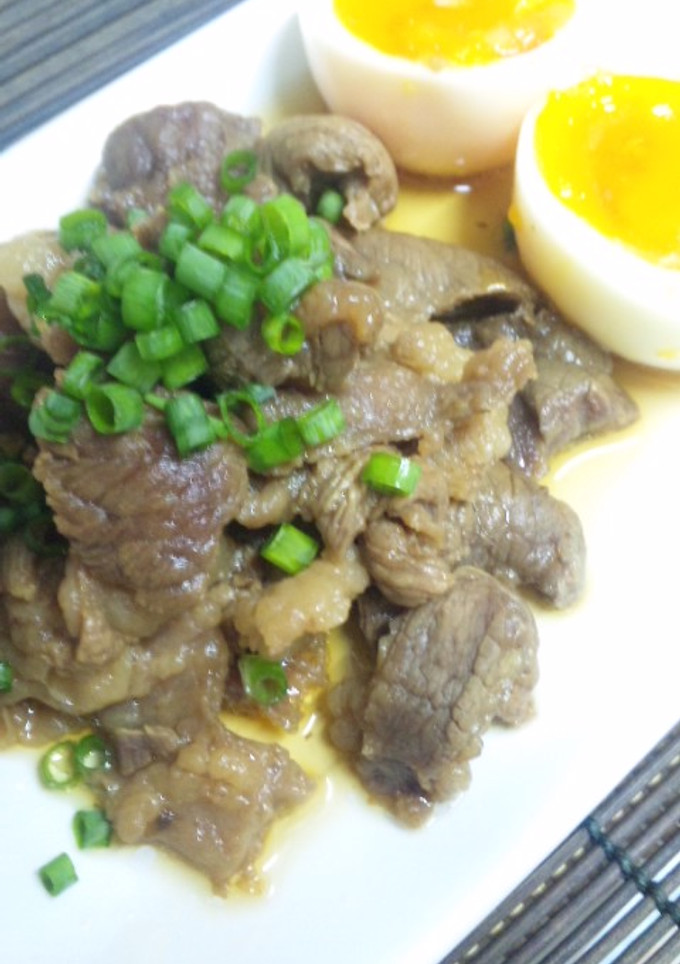 牛すじ煮込み　半熟たまご添え-レシピのメイン写真
