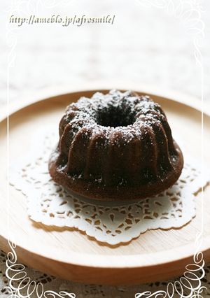 クグロフショコラ☆濃厚チョコケーキ♪-レシピのメイン写真