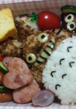 キャラ弁 トトロ-レシピのメイン写真