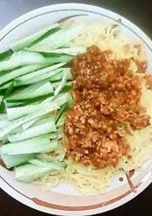 もろみを使ったジャージャー麺-レシピのメイン写真