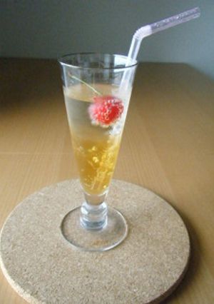 甘酸っぱ～い❁飲むお酢のゼリードリンク-レシピのメイン写真