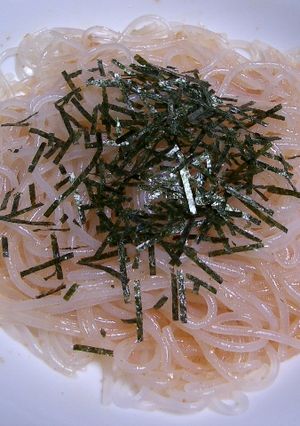 低たんぱく明太子スパゲティ（でんぷん）-レシピのメイン写真