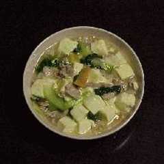 รูปของ 台湾風豆腐と野菜炒め