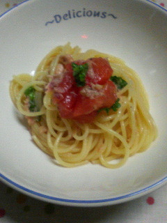 トマトで簡単冷製パスタ♪-レシピのメイン写真