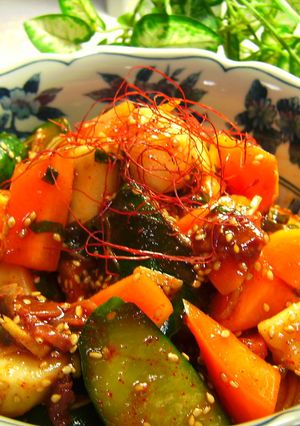 食べるラー油deごろごろ野菜たっぷり漬け-レシピのメイン写真