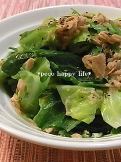 ☆キャベツとツナのレンジ蒸し☆-レシピのメイン写真