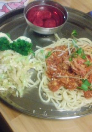 ツナで簡単冷製トマトパスタ♪-レシピのメイン写真