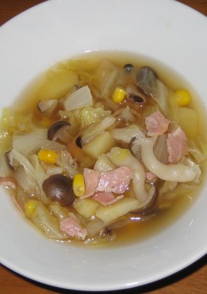 旨味楽しむコロコロ野菜スープ-レシピのメイン写真