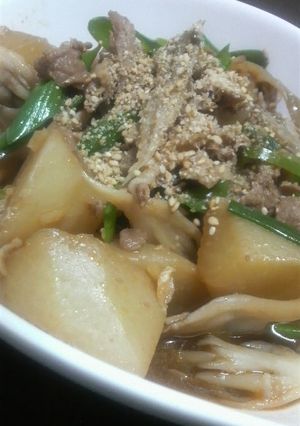大根と茸の韓国風ピリ辛煮-レシピのメイン写真