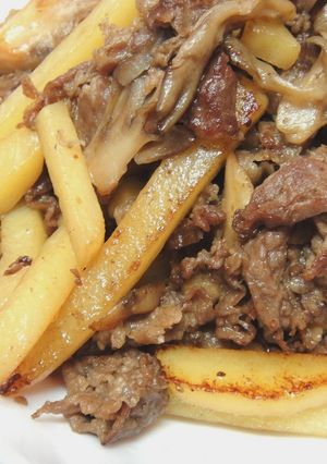 牛肉とジャガイモのピリ辛炒め-レシピのメイン写真