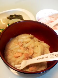 離乳食後期~鮭しらすミルクうどん-レシピのメイン写真
