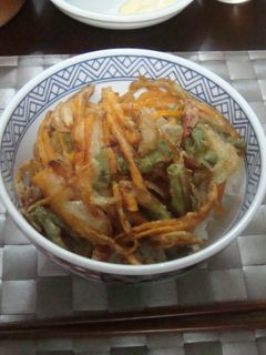 野菜がおいしい!!かき揚げ丼-レシピのメイン写真