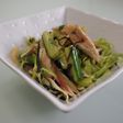 デパ地下風☆鶏と香り野菜の塩昆布サラダ