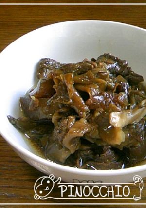 圧力鍋で❀すじ肉と大根の甘辛煮-レシピのメイン写真