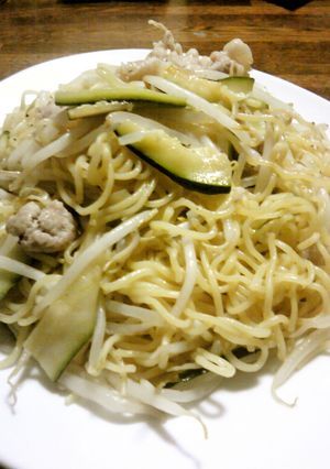 ﾓﾔｼ&ｽﾞｯｷｰﾆの塩焼きそば♪-レシピのメイン写真