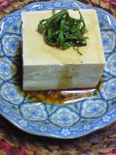 大葉とポン酢で冷奴-レシピのメイン写真