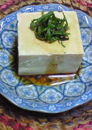 大葉とポン酢で冷奴-レシピのメイン写真